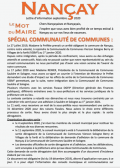 mot du maire 1