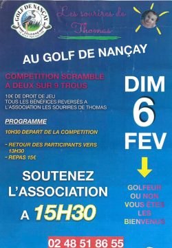 Compétition golf Nançay