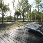 Terrasse - Lodge Biche - Détente des étoiles - Nançay