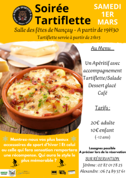 Soirée Tartiflette 2025